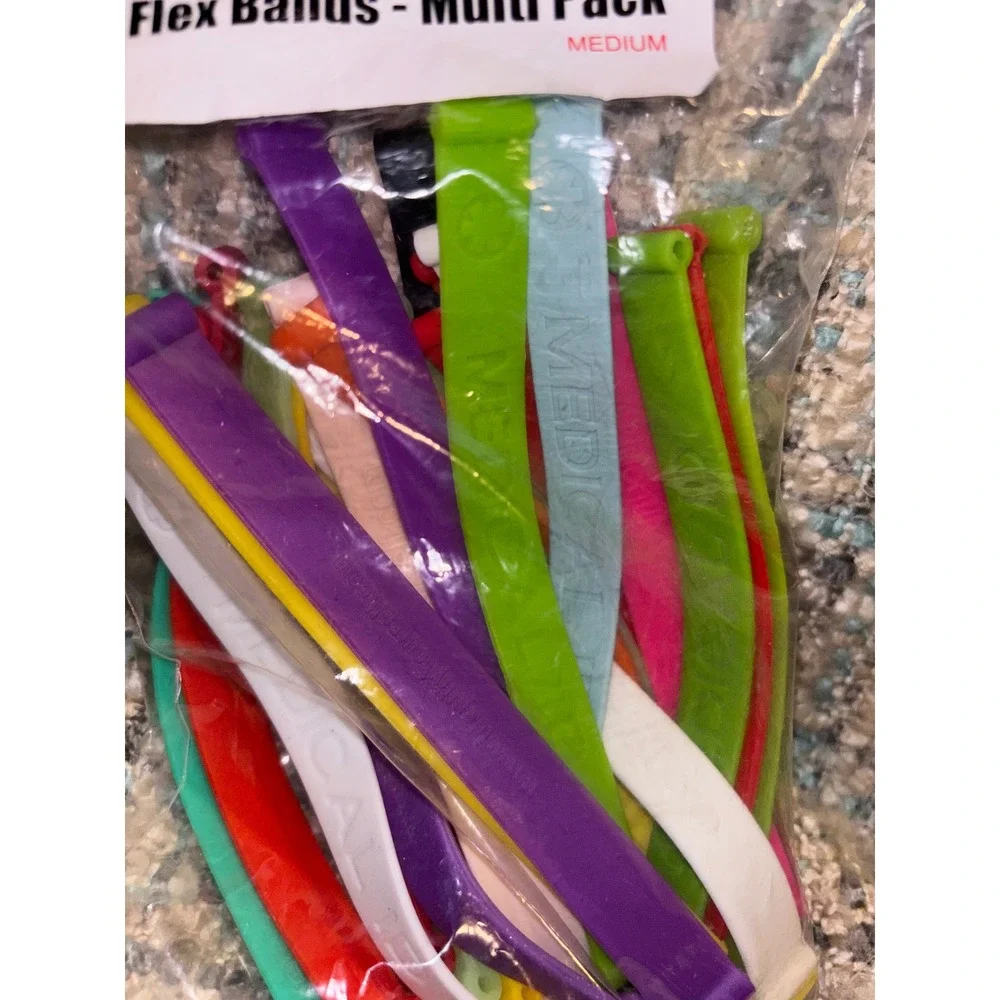 IdentifyYourself Flex Bands Multi Pack Medium Medical ID Silicone Bands Lot